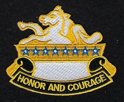 #ad 8TH CAVALRY CAV REGIMENT HAT PATCH US ARMY VETERAN PIN UP GIFT HONOR amp; COURAGE $19.94