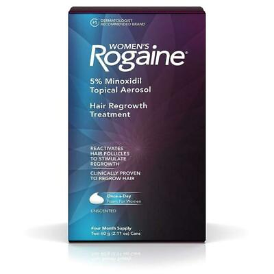 #ad Women#x27;s Rogaine 5% Minoxidil Foam for Hair Regrowth 4 Month Supply Exp 12 2024 $34.99