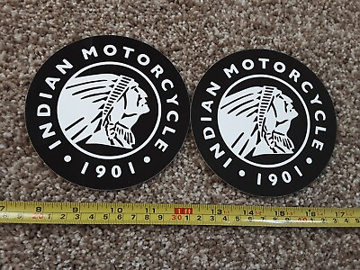 #ad 2 Classic Indian Motorcycle Decals Stickers Bike Since 1901 Pair 5quot; $7.95