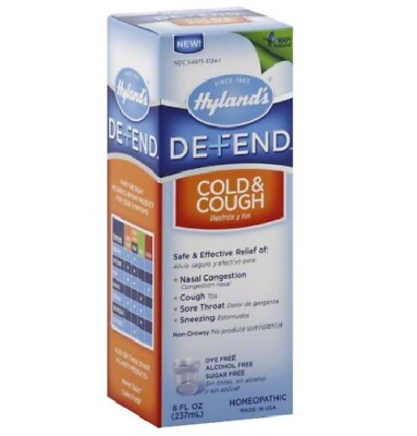 #ad Hyland#x27;s Cold and Cough Medicine by Hyland#x27;s Defend Non Cold amp; Cough Day 8 oz $9.99