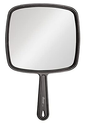 Hand Held Mirror Extra Large for Barber Lady Makeup Beauty Cosmetic with Handle $6.96