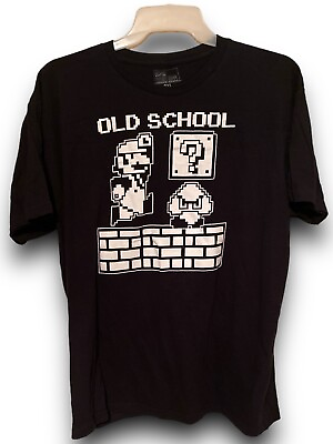 #ad Super Mario Bros Old School 8 Bit Adult Size 2xl Shirt $6.40