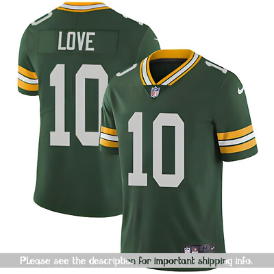 #ad Green Bay Packers Jordan Love #10 Nike Men#x27;s Unofficial Game Jersey $44.99