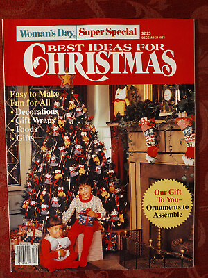 #ad WOMANs DAY Best Ideas for CHRISTMAS December 1983 Decorations Gift Wraps Foods $14.40