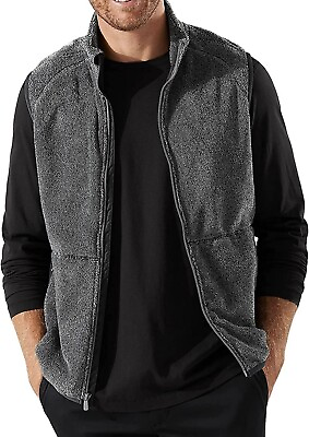 #ad Tommy Bahama Gray Coal Cascade Cozy Vest MENS 3XL NEW with Tags Fast Shipping $92.00