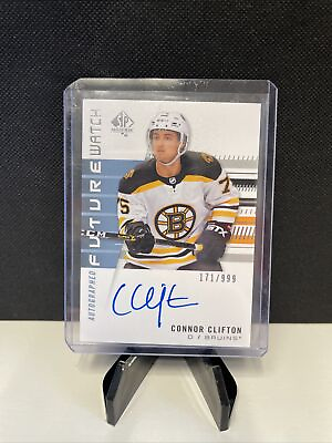 #ad Connor Clifton 2019 SP Authentic Future Watch Auto #198 999 $7.94