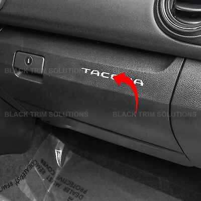 #ad White Overlay DECAL for Dashboard Interior Letters For 2016 2023 Toyota Tacoma $8.99