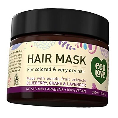 #ad Hair Mask for Dry Damaged Hair Natural Hair Mask Deep Natural Lavender $35.59