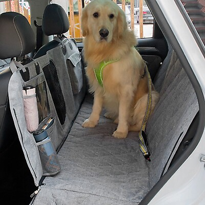 LUCKYERMORE Pet Dog Seat Cover Protector Hammock Mat SUV Back Rear Van Truck $30.59