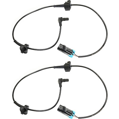 #ad ABS Speed Sensor Set For 2007 2014 GMC Yukon Rear Driver and Passenger Side $20.39