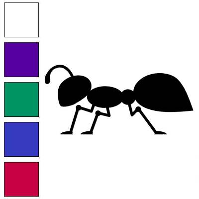 #ad Cartoon Ant Vinyl Decal Sticker Multiple Colors amp; Sizes #6739 $7.95