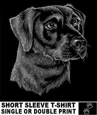 #ad Beauitful Labrador Retriever Dog Custom Show Art Dog T shirt AB736 $21.99