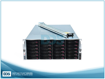 #ad Supermicro 4U 36 Bay Storage Server 2Ghz 16 C 192GB 1x1280W Rails TrueNAS ZFS $770.94
