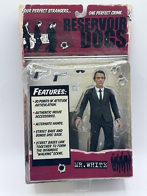 #ad Reservoir Dogs Mr. White Action Figure by Mezco Toys 2001 $22.99