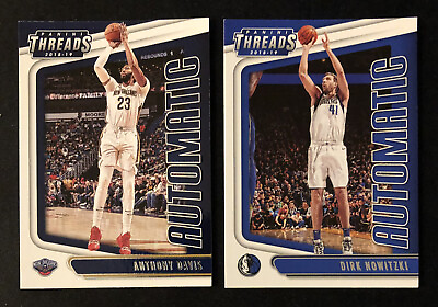 #ad 2018 19 Threads Basketball Automatic Insert Cards Singles You Pick $2.00