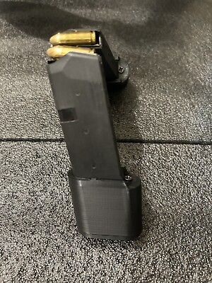 #ad Glock 43 9mm Magazine Grip Extender Base Plate 4 — G43 10rd Mag Grip Extender. $15.00