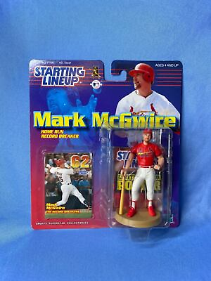 #ad Hasbro Mark McGwire Starting Line Up Convention Baseball Action Figure Year 1999 $9.89