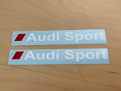 #ad Two Piece Audi Sport car window decal sticker $5.00