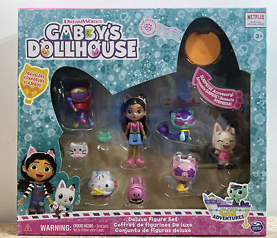#ad Gabby’s Dollhouse Travelers Deluxe Figure Set Cat Adventures Accessory NEW $16.99