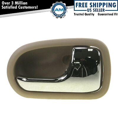 #ad #ad Interior Inside Chrome Brown Door Handle Passenger Right RH for 95 03 Protege $10.30