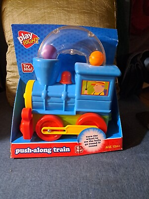 #ad Toy Play Right Push Along Train Moving Balls and Rolling Wheels.giftkids $12.00