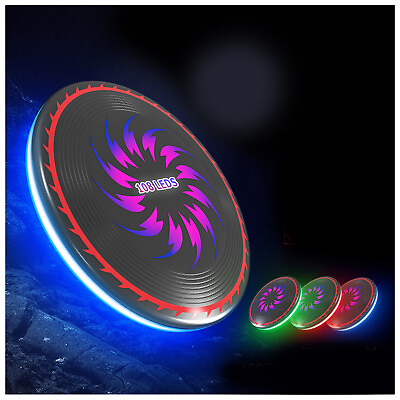 #ad LED Flying Disc Extremely Bright Auto Light Up for Men Boys Teens Kids Birthday $49.99