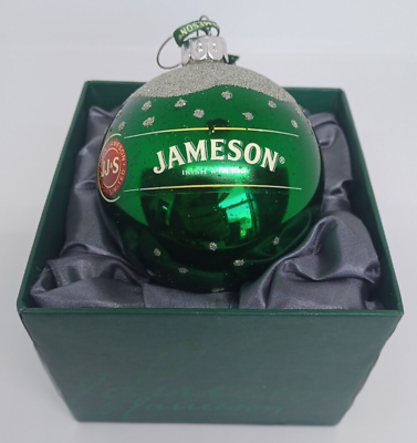 #ad Jameson Irish Whiskey Holiday Christmas Bauble Ball Ornament Bar Decoration $18.18