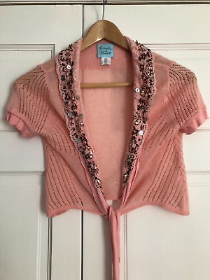#ad Kimchi amp; Blue Wrap Tie Knit Top in Light Pink Size M $40.00