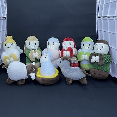 #ad Child’s Nativity Scene Play Set Plush Stuffed Toys $25.00