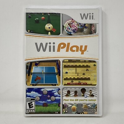 #ad Wii Play Nintendo Wii Sealed B15 $17.99
