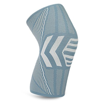 #ad 1 PCS Sports Knee Pads Knitted Four Sided Non Slip Breathable Knee Pads Z3T9 AU $15.49