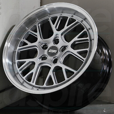 #ad 18x9.5 Hyper Silver Wheels ESR CS11 5x120 22 Set of 4 72.56 New $1159.00