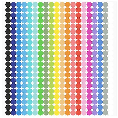 #ad 6720 Round Color Coding Labels n 20 Colors Small Dot Stickers Office amp; Classroom $7.91