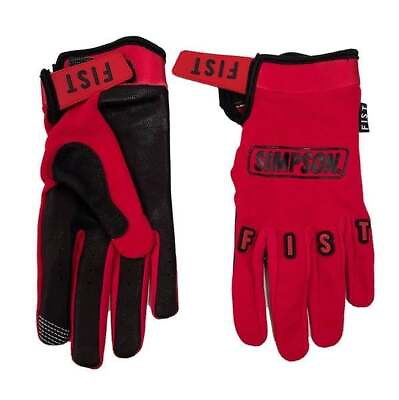 #ad Simpson Motorcycle SFG05XS Simpson FIST Motorcycle Gloves Fury $20.17