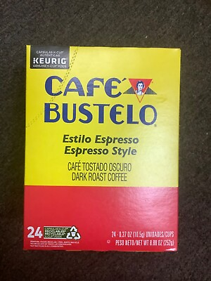 #ad Cafe Bustelo Espresso Style Coffee Keurig K Cup Pods Dark Roast 96pk. 4*24pk $44.99