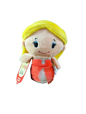#ad Hallmark Itty Bittys Holiday Barbie 2015 Blonde Bean Bag Plush New with Tags $8.00