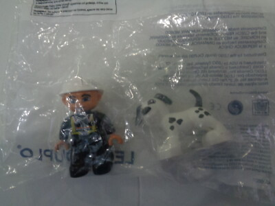 New Lego Duplo Figure Construction Worker and Dog lb $14.50