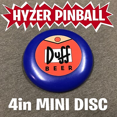 #ad DUFF BEER Simpsons 4in disc golf mini marker funny lil frisbee INNOVA $9.99