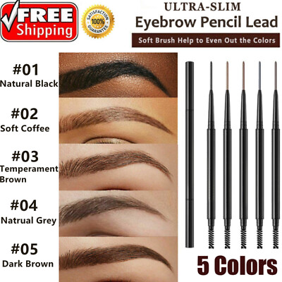 Waterproof Microblading Eye Brow Eyeliner Eyebrow Pencil Pen Brush Makeup Tools $4.99