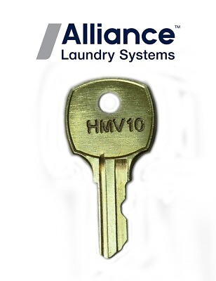 #ad HMV10 key fits factory locks on Speed Queen Huebschm and Unimac Alliance $13.00