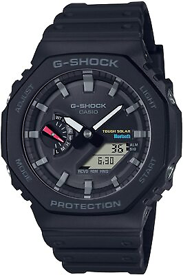 #ad G SHOCK unisex adult watch with Bluetooth tough solar GA B2100 1A black $149.90
