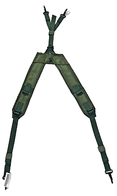 #ad US Army Military ALICE LC 2 LC2 Load Bearing Suspenders OD Green $25.16
