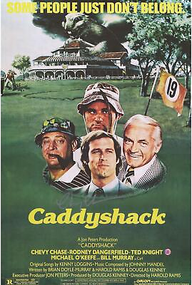 #ad Chevy Chase Caddyshack Autographed 20quot; x 24quot; Movie Poster $329.99