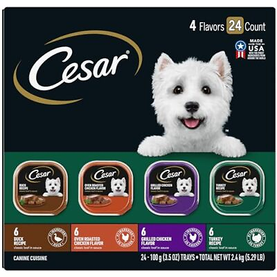 #ad CESAR Adult Wet Dog Food Classic Loaf in Sauce Poultry Variety Pack. Easy Pe... $42.23