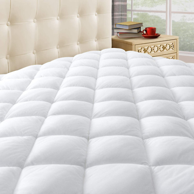 Thick Queen Size Mattress Pad Cover Pillow Top Topper Padded Luxury Bed Cooling $37.99
