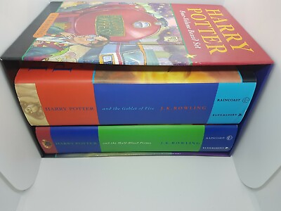 #ad NEW Boxed Set Harry Potter and the Goblet of Fire and the Half Blood Prince 2000 C $49.99