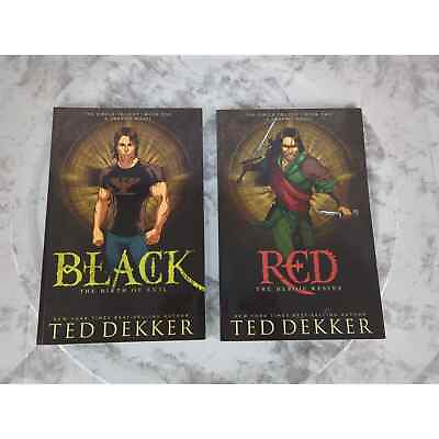 #ad The Circle Series Ted Dekker Graphic Novel Lot Book 1 amp; 2 Black Red $20.99