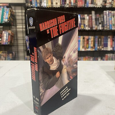 #ad The Fugitive VHS 1993 Harrison Ford Tommy Lee Jones ✨BUY 5 GET 5 FREE✨ $6.95