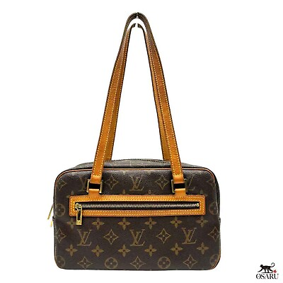 #ad Louis Vuitton Monogram Cite MM Shoulder Bag Hand Bag Used LV Authentic M51182 $695.00