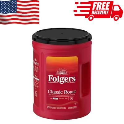 #ad Folgers Classic Roast Ground Coffee 40.3 oz $14.50
